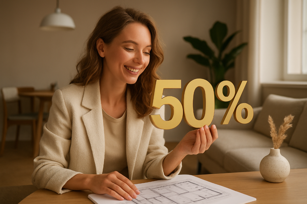 50% кэшбэк на дизайн-проект