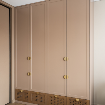 Московская квартира с изолированной кухней от известного дизайнера